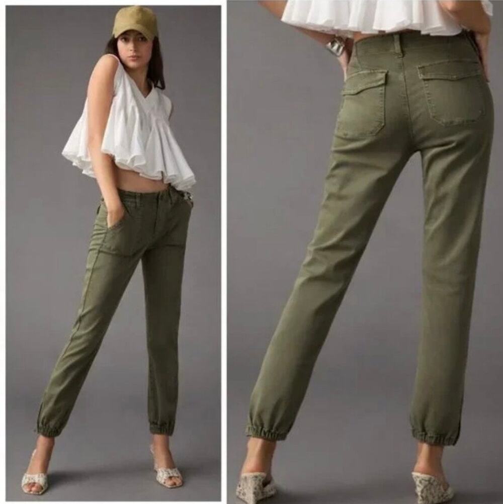 Mayslie Cropped Jogger Pants sz 29 - Picture 1 of 12